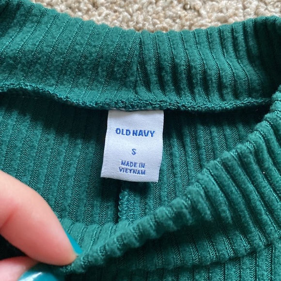 NWT Womens Small Old Navy Sweater Short Sleeve Dress in Emerald Green - Picture 4 of 4